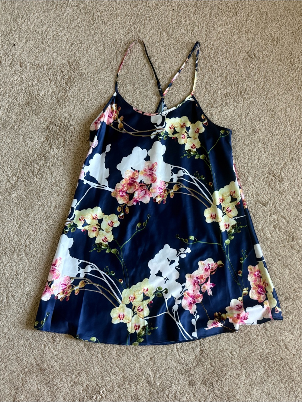Flora Nikrooz Navy Floral Chemise